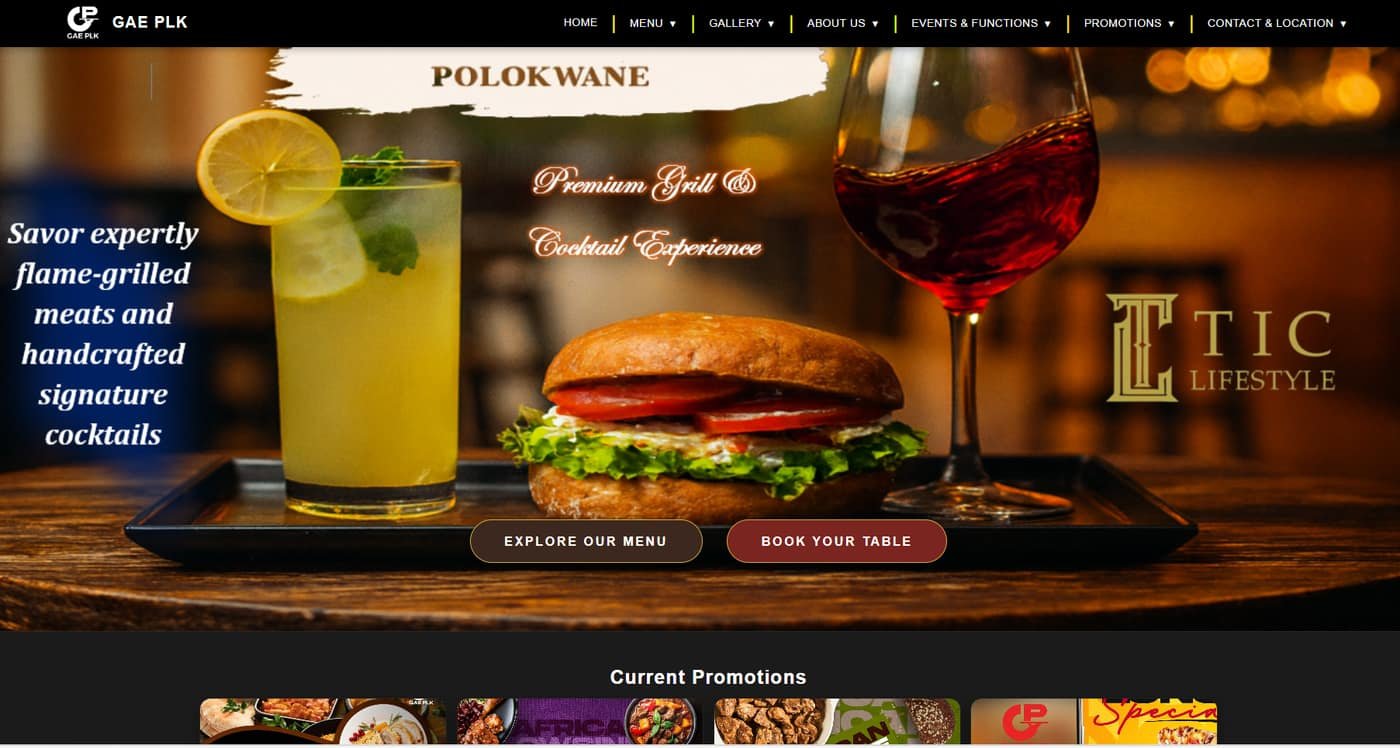 GAE Polokwane website